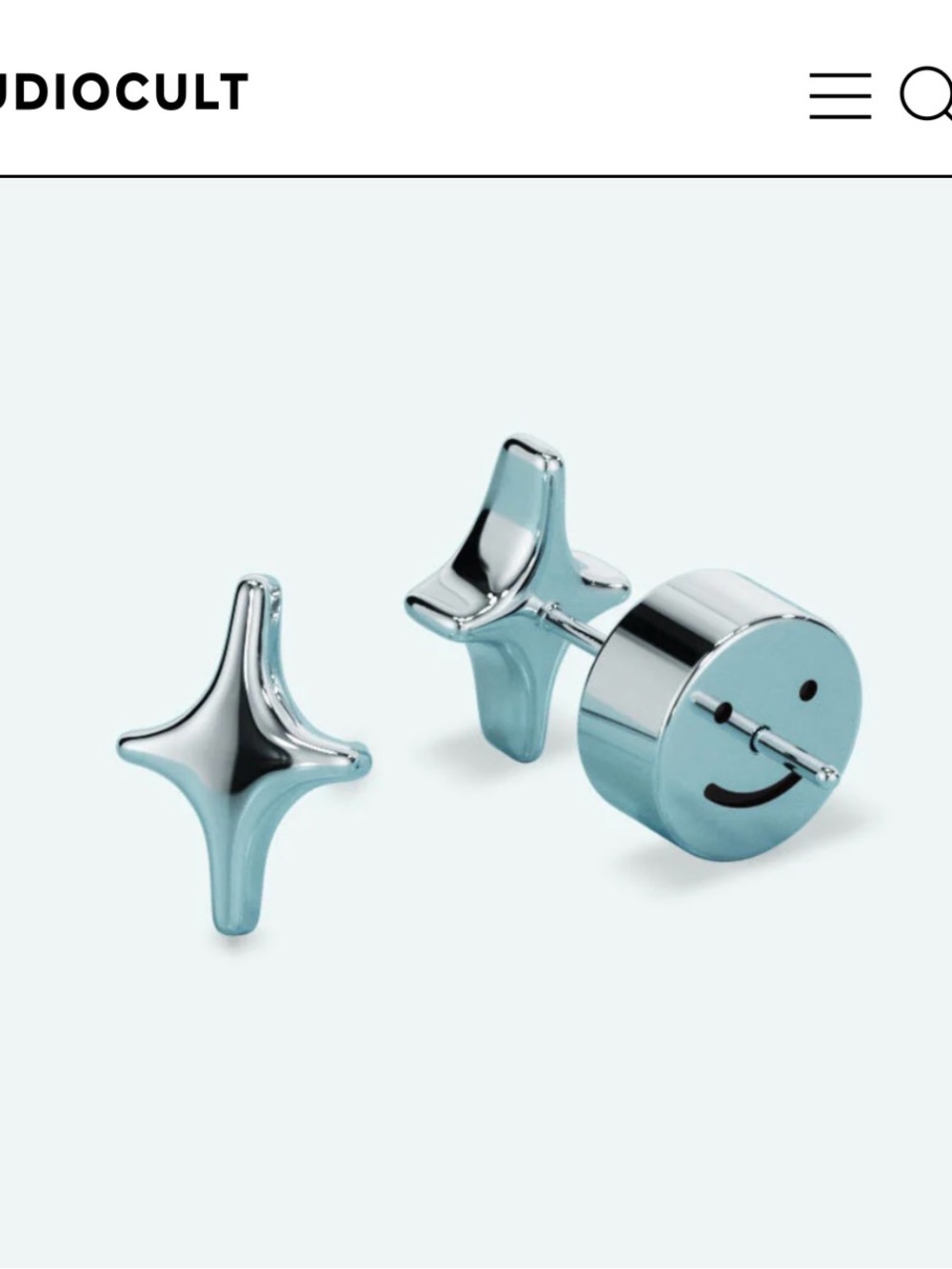 Puffy Stud Earrings - Lil' Sparkle